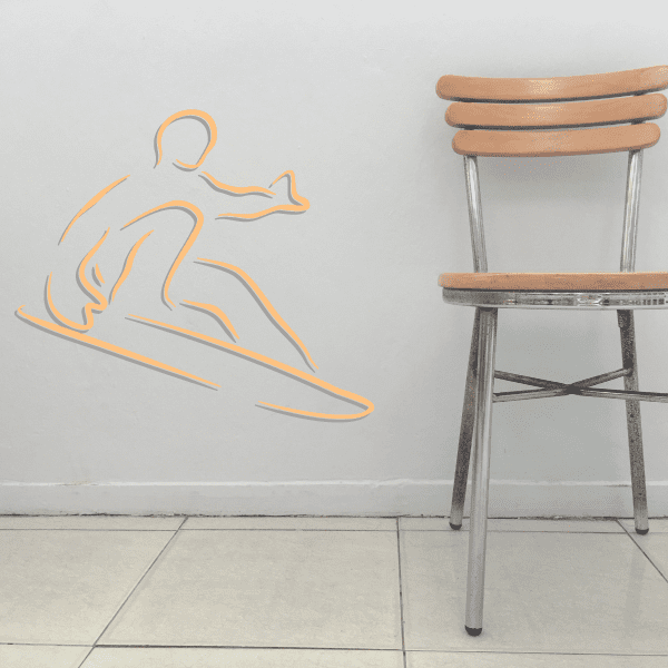 Image of Snowboarding Wall Decal - Vinyl Sticker - Car Sticker - Die Cut Sticker - CDSCOLOR074