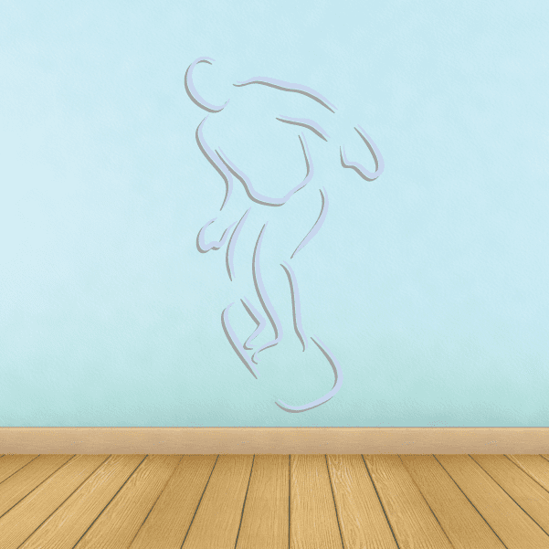 Image of Snowboarding Wall Decal - Vinyl Sticker - Car Sticker - Die Cut Sticker - CDSCOLOR082