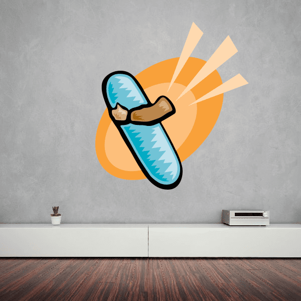 Image of Snowboarding Wall Decal - Vinyl Sticker - Car Sticker - Die Cut Sticker - CDSCOLOR088