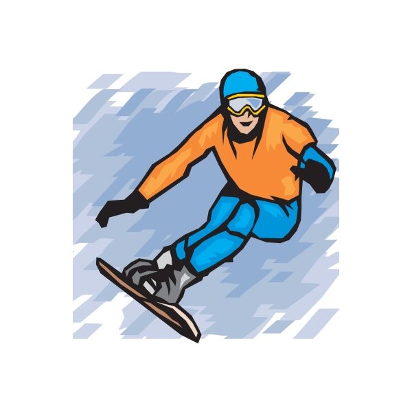 Image of Snowboarding Wall Decal - Vinyl Sticker - Car Sticker - Die Cut Sticker - DC 002