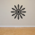 Decorative snowflake pattern wall sticker