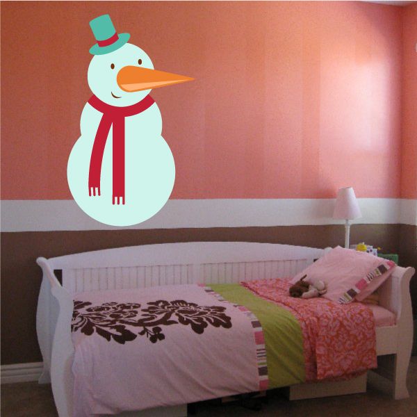 Image of Snowman with Big Nose Sticker