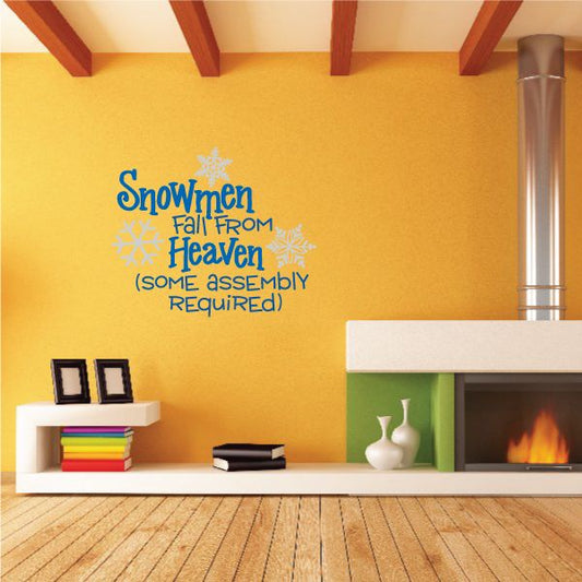 Image of Snowmen Fall From Heaven Printed Decal