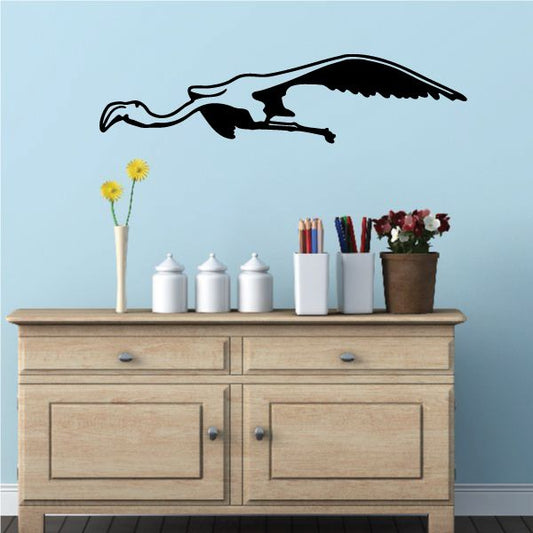 Image of Soaring Flamingo Decal