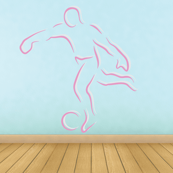 Image of Soccer Wall Decal - Vinyl Sticker - Car Sticker - Die Cut Sticker - CDSCOLOR022