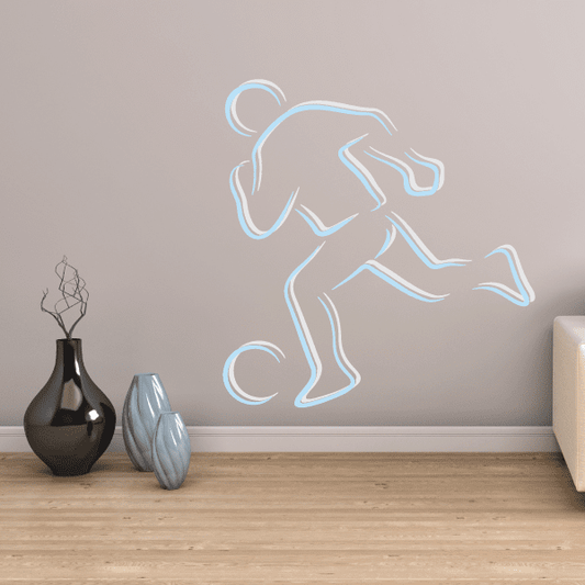 Image of Soccer Wall Decal - Vinyl Sticker - Car Sticker - Die Cut Sticker - CDSCOLOR028