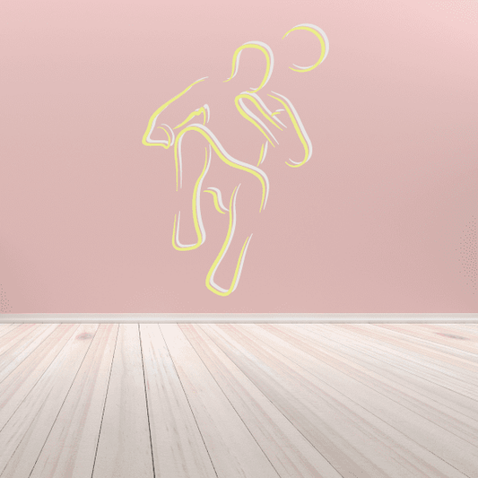 Image of Soccer Wall Decal - Vinyl Sticker - Car Sticker - Die Cut Sticker - CDSCOLOR033