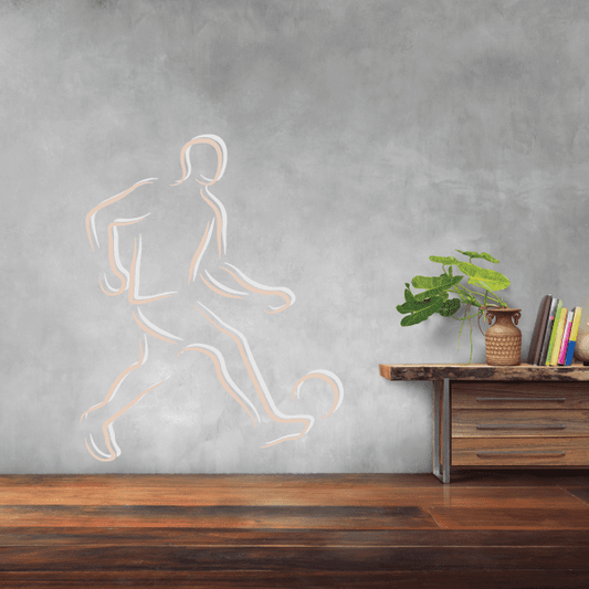 Image of Soccer Wall Decal - Vinyl Sticker - Car Sticker - Die Cut Sticker - CDSCOLOR040