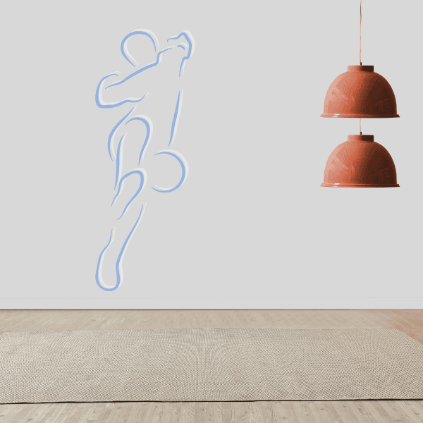 Image of Soccer Wall Decal - Vinyl Sticker - Car Sticker - Die Cut Sticker - CDSCOLOR048