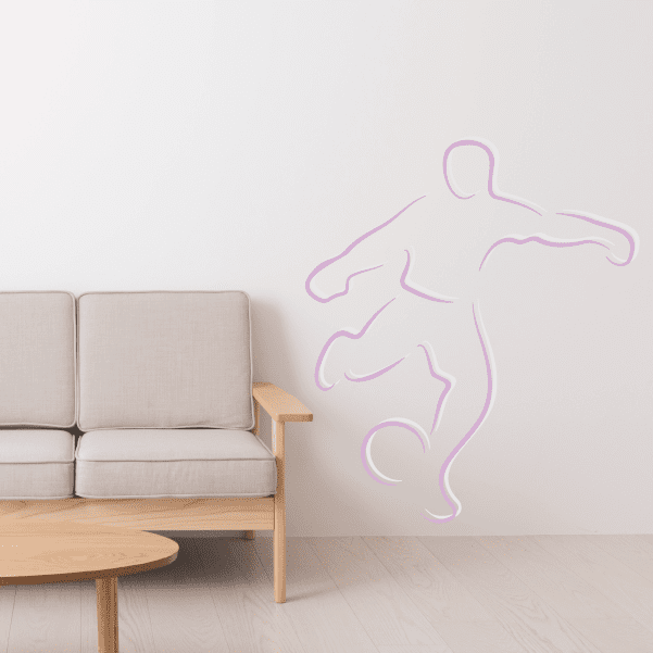Image of Soccer Wall Decal - Vinyl Sticker - Car Sticker - Die Cut Sticker - CDSCOLOR054