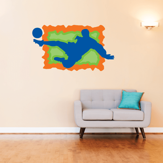Image of Soccer Wall Decal - Vinyl Sticker - Car Sticker - Die Cut Sticker - CDSCOLOR059