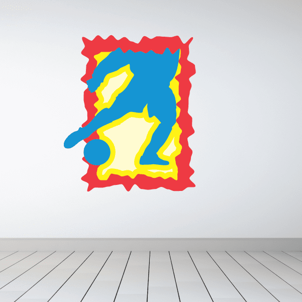 Image of Soccer Wall Decal - Vinyl Sticker - Car Sticker - Die Cut Sticker - CDSCOLOR060
