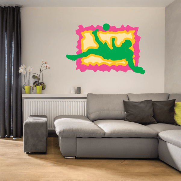 Image of Soccer Wall Decal - Vinyl Sticker - Car Sticker - Die Cut Sticker - CDSCOLOR065