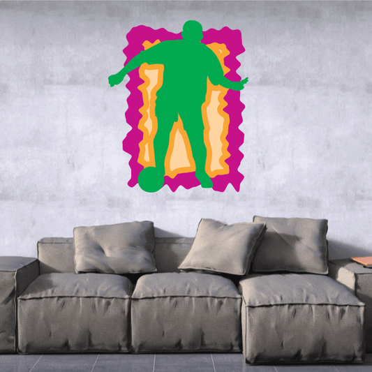 Image of Soccer Wall Decal - Vinyl Sticker - Car Sticker - Die Cut Sticker - CDSCOLOR067