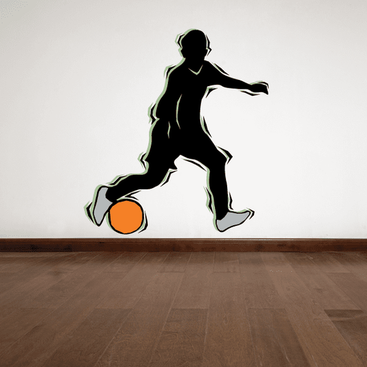 Image of Soccer Wall Decal - Vinyl Sticker - Car Sticker - Die Cut Sticker - CDSCOLOR089