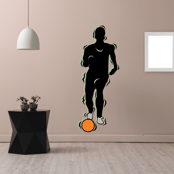 Image of Soccer Wall Decal - Vinyl Sticker - Car Sticker - Die Cut Sticker - CDSCOLOR095