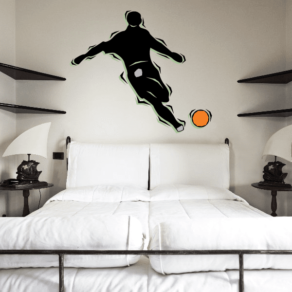 Image of Soccer Wall Decal - Vinyl Sticker - Car Sticker - Die Cut Sticker - CDSCOLOR097
