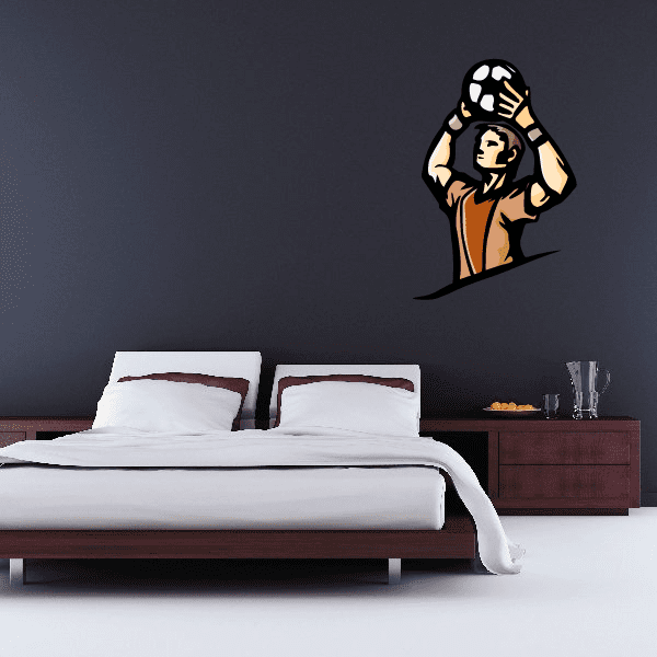 Image of Soccer Wall Decal - Vinyl Sticker - Car Sticker - Die Cut Sticker - CDSCOLOR106