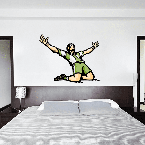 Image of Soccer Wall Decal - Vinyl Sticker - Car Sticker - Die Cut Sticker - CDSCOLOR108