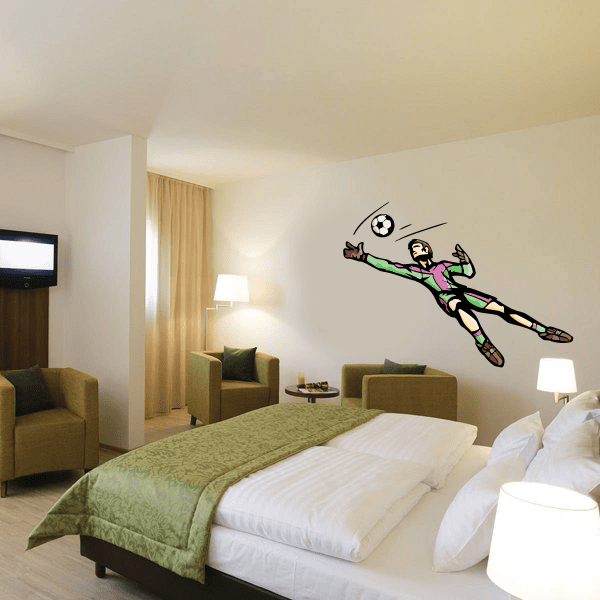 Image of Soccer Wall Decal - Vinyl Sticker - Car Sticker - Die Cut Sticker - CDSCOLOR111