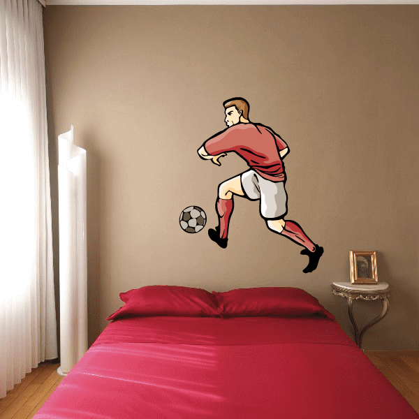 Image of Soccer Wall Decal - Vinyl Sticker - Car Sticker - Die Cut Sticker - CDSCOLOR119