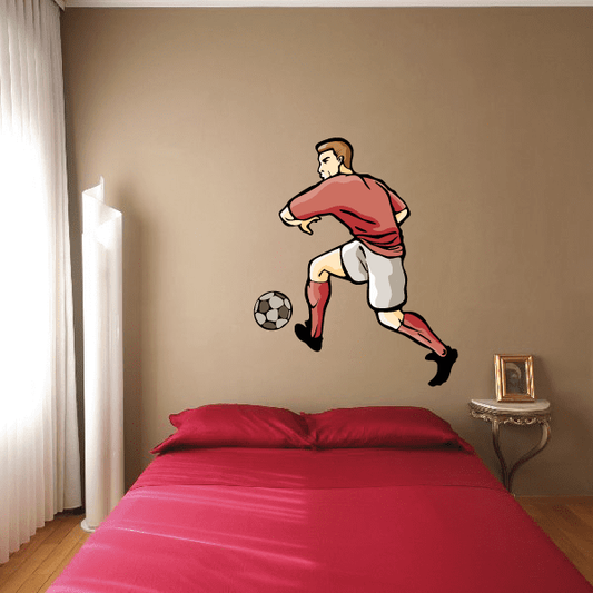 Image of Soccer Wall Decal - Vinyl Sticker - Car Sticker - Die Cut Sticker - CDSCOLOR119