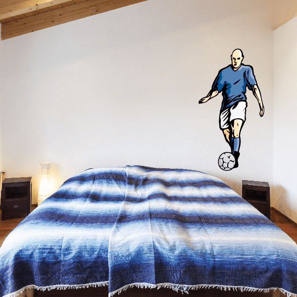 Image of Soccer Wall Decal - Vinyl Sticker - Car Sticker - Die Cut Sticker - CDSCOLOR126