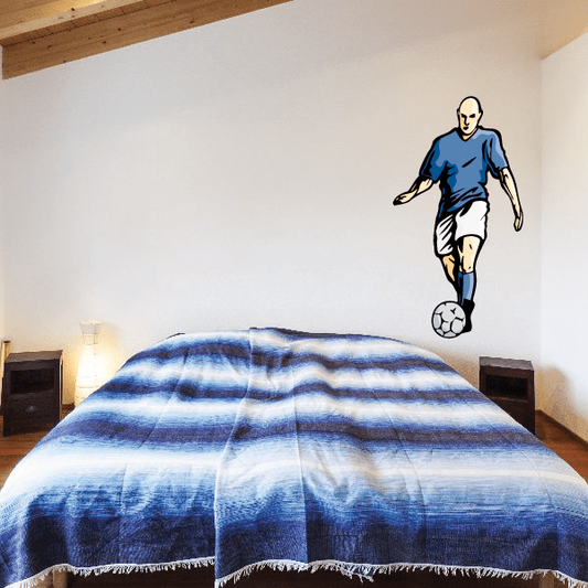 Image of Soccer Wall Decal - Vinyl Sticker - Car Sticker - Die Cut Sticker - CDSCOLOR126