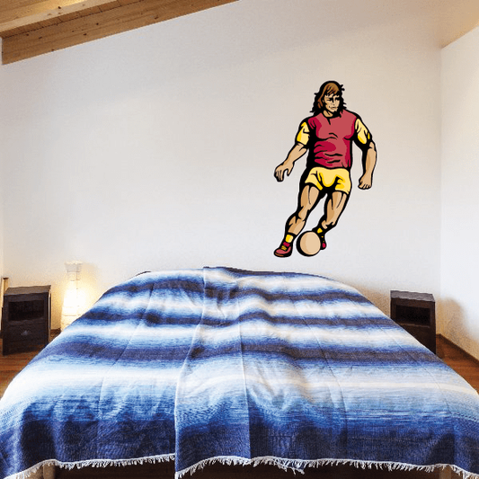 Image of Soccer Wall Decal - Vinyl Sticker - Car Sticker - Die Cut Sticker - CDSCOLOR136
