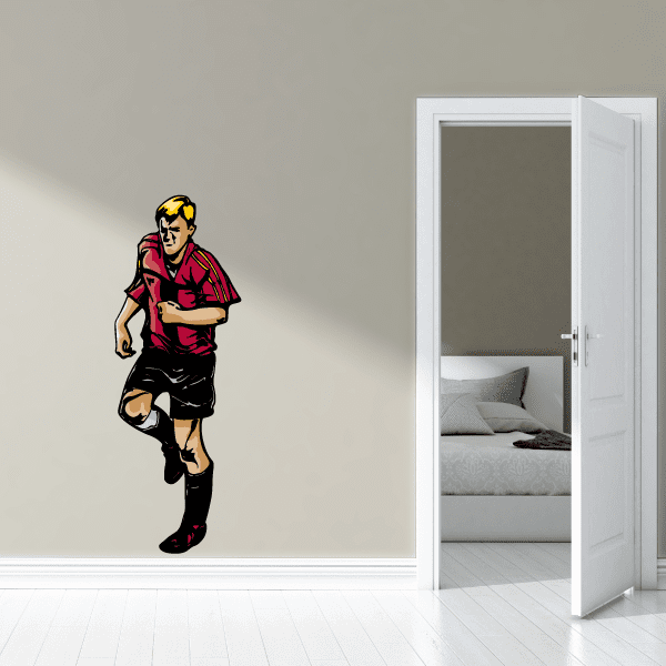 Image of Soccer Wall Decal - Vinyl Sticker - Car Sticker - Die Cut Sticker - CDSCOLOR139
