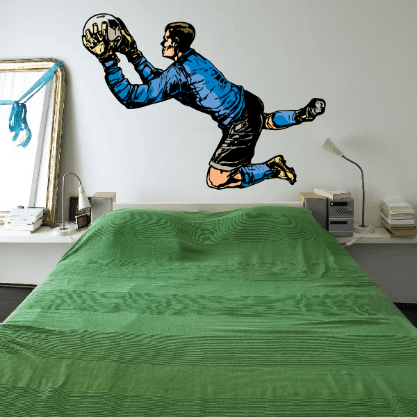 Image of Soccer Wall Decal - Vinyl Sticker - Car Sticker - Die Cut Sticker - CDSCOLOR141