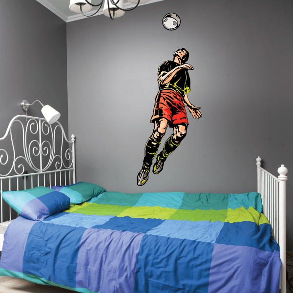 Image of Soccer Wall Decal - Vinyl Sticker - Car Sticker - Die Cut Sticker - CDSCOLOR142