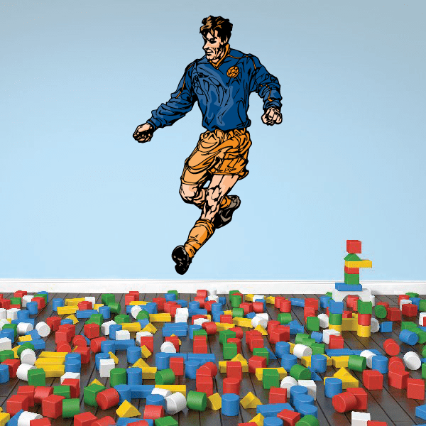 Image of Soccer Wall Decal - Vinyl Sticker - Car Sticker - Die Cut Sticker - CDSCOLOR155