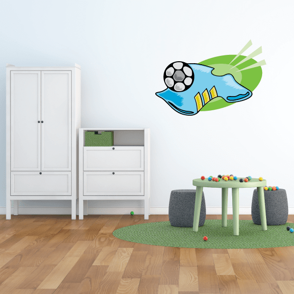 Image of Soccer Wall Decal - Vinyl Sticker - Car Sticker - Die Cut Sticker - CDSCOLOR172