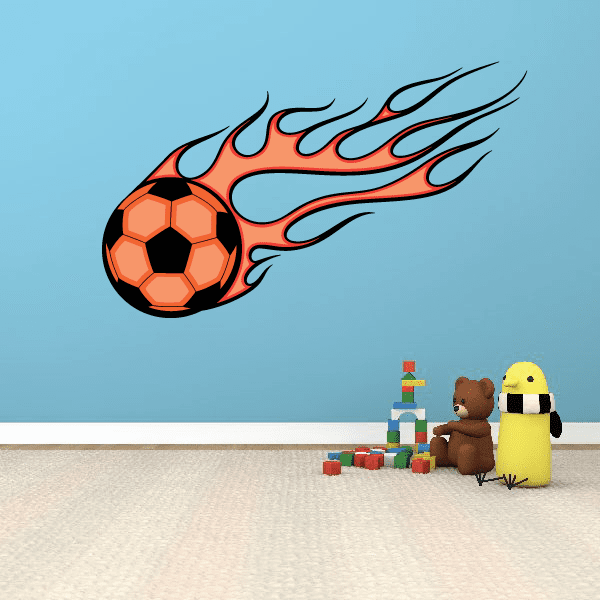Image of Soccer Wall Decal - Vinyl Sticker - Car Sticker - Die Cut Sticker - CDSCOLOR185