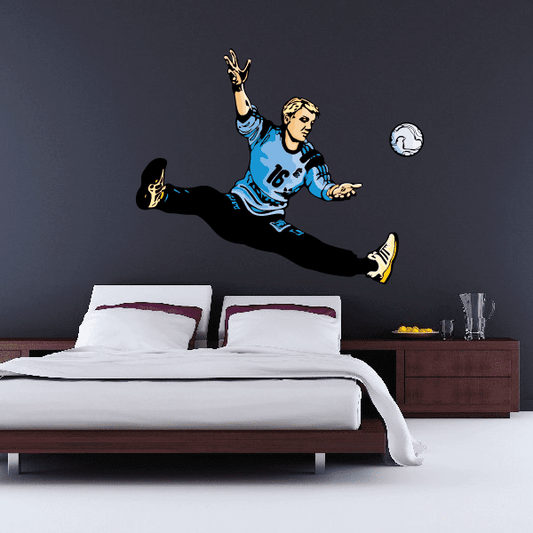 Image of Soccer Wall Decal - Vinyl Sticker - Car Sticker - Die Cut Sticker - CDSCOLOR206