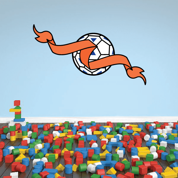 Image of Soccer Wall Decal - Vinyl Sticker - Car Sticker - Die Cut Sticker - CDSCOLOR228