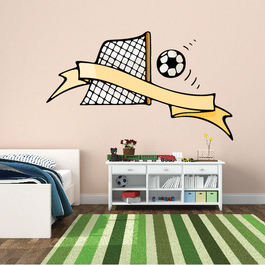 Image of Soccer Wall Decal - Vinyl Sticker - Car Sticker - Die Cut Sticker - CDSCOLOR241