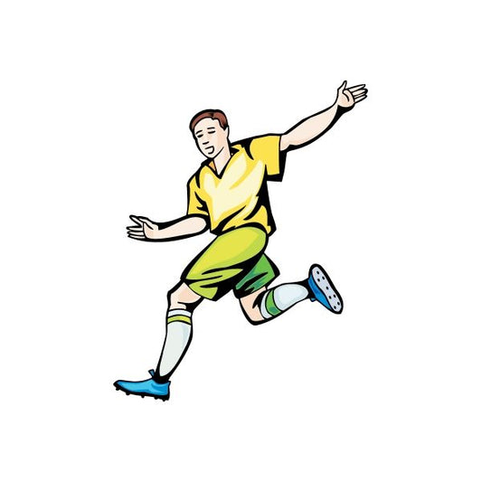 Image of Soccer Wall Decal - Vinyl Sticker - Car Sticker - Die Cut Sticker - DC 007