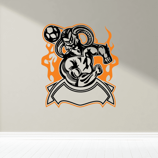 Image of Soccer Wall Decal - Vinyl Sticker - Car Sticker - Die Cut Sticker - SMcolor001