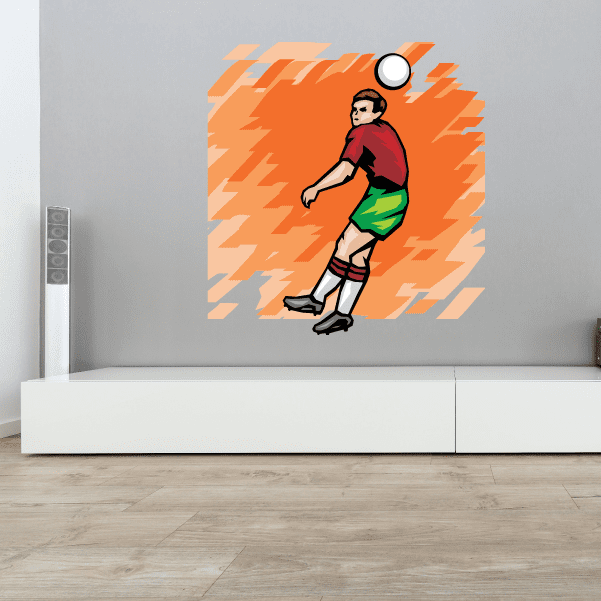 Image of Soccer Wall Decal - Vinyl Sticker - Car Sticker - Die Cut Sticker - SMcolor009