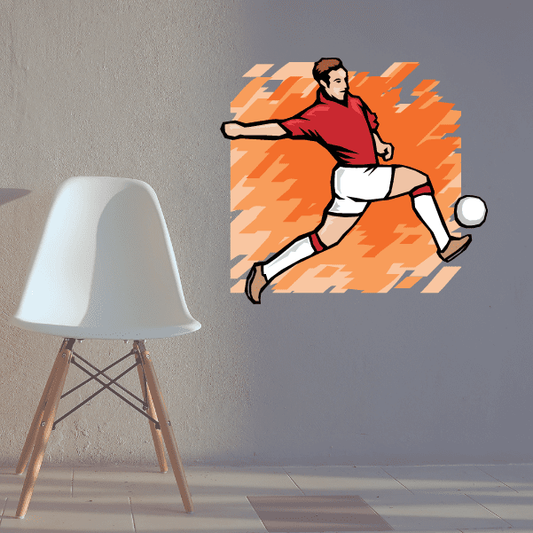 Image of Soccer Wall Decal - Vinyl Sticker - Car Sticker - Die Cut Sticker - SMcolor011