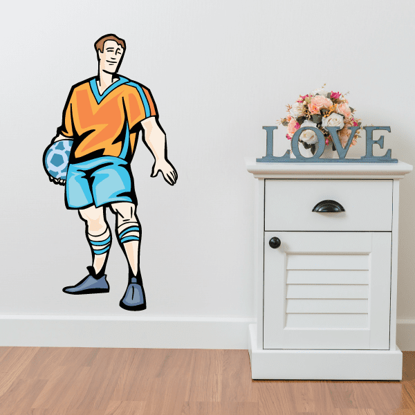 Image of Soccer Wall Decal - Vinyl Sticker - Car Sticker - Die Cut Sticker - SMcolor013