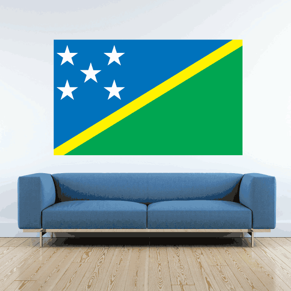 Image of Soloman islands Flag Sticker 