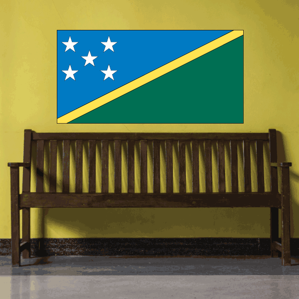 Image of Solomon islands Flag Sticker 