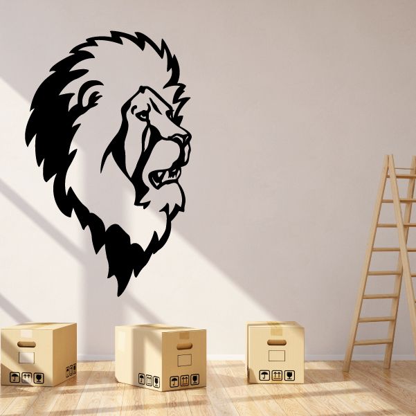 Image of Sorrow Lion Head Decal