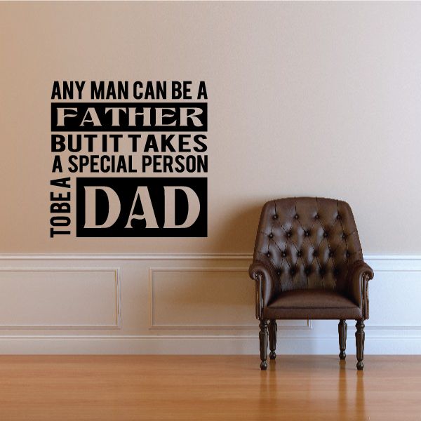 Image of Special Dad Quote Decal