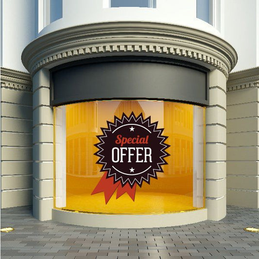 Image of Special Offer Retail Discount Sign Wall Decal - Vinyl Decal - Car Decal - Idcolor058