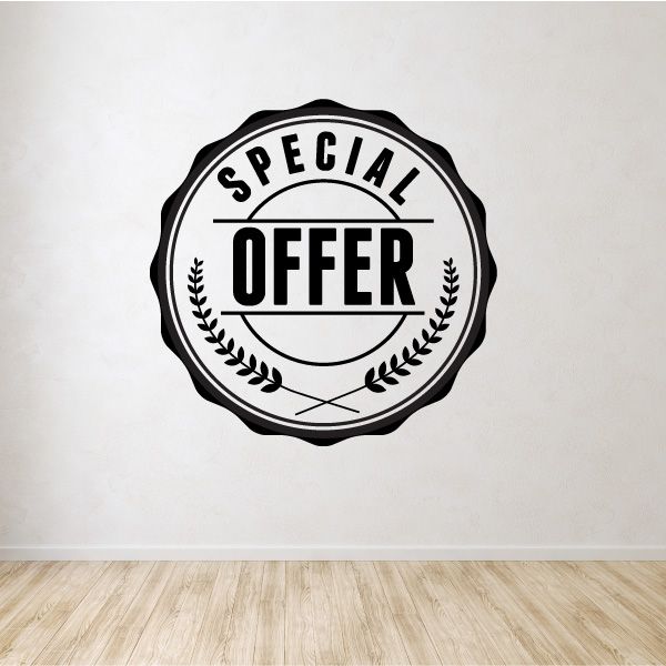 Image of Special Offer Wall Decal - Vinyl Decal - Car Decal - Id047