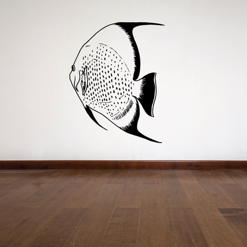 Speckled Angel Fish Decal – Vinyl Disorder